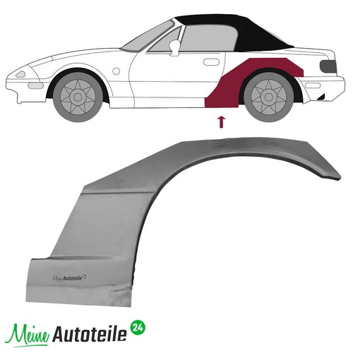 Kotflügel für mazda na - mx, 5